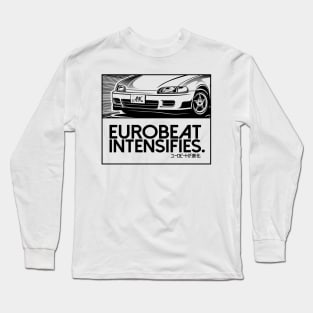 EUROBEAT INTENSIFIES - Civic EG / SR3 Long Sleeve T-Shirt